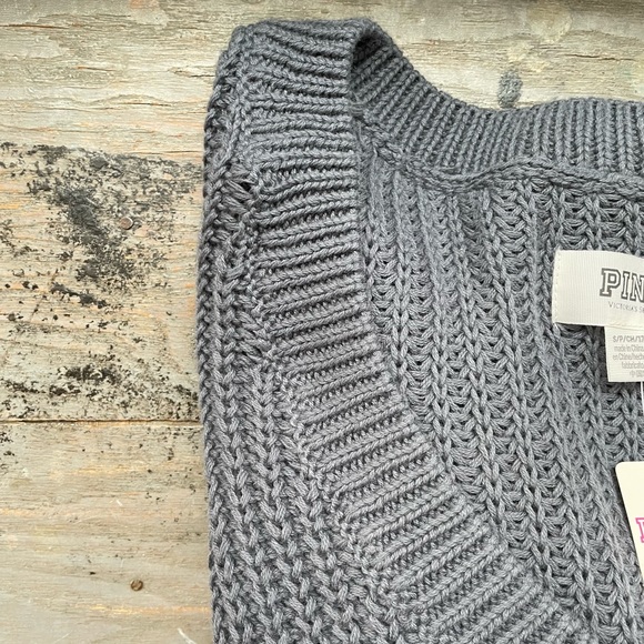 NWT Pink Victoria’s Secret v-neck sweater | size small - Picture 5 of 5